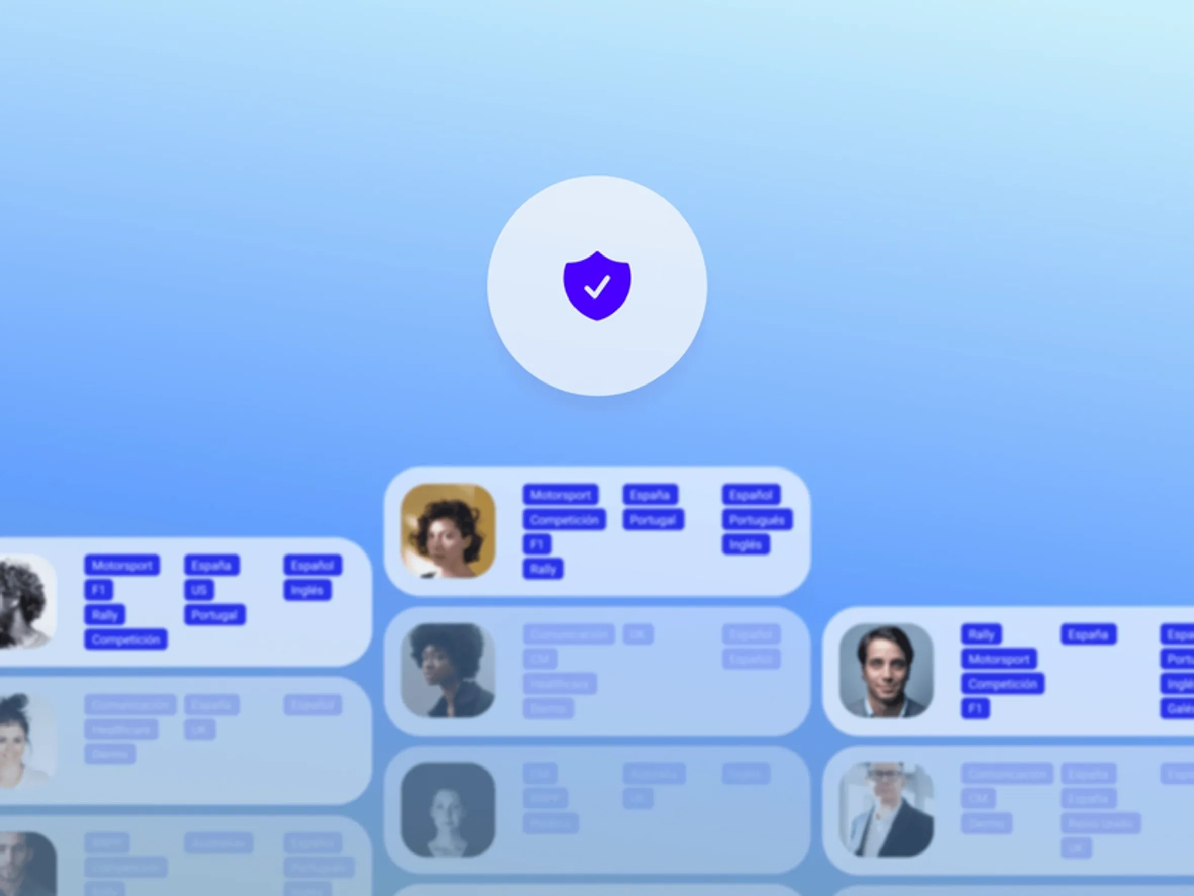 CRM maestro con protección de contactos